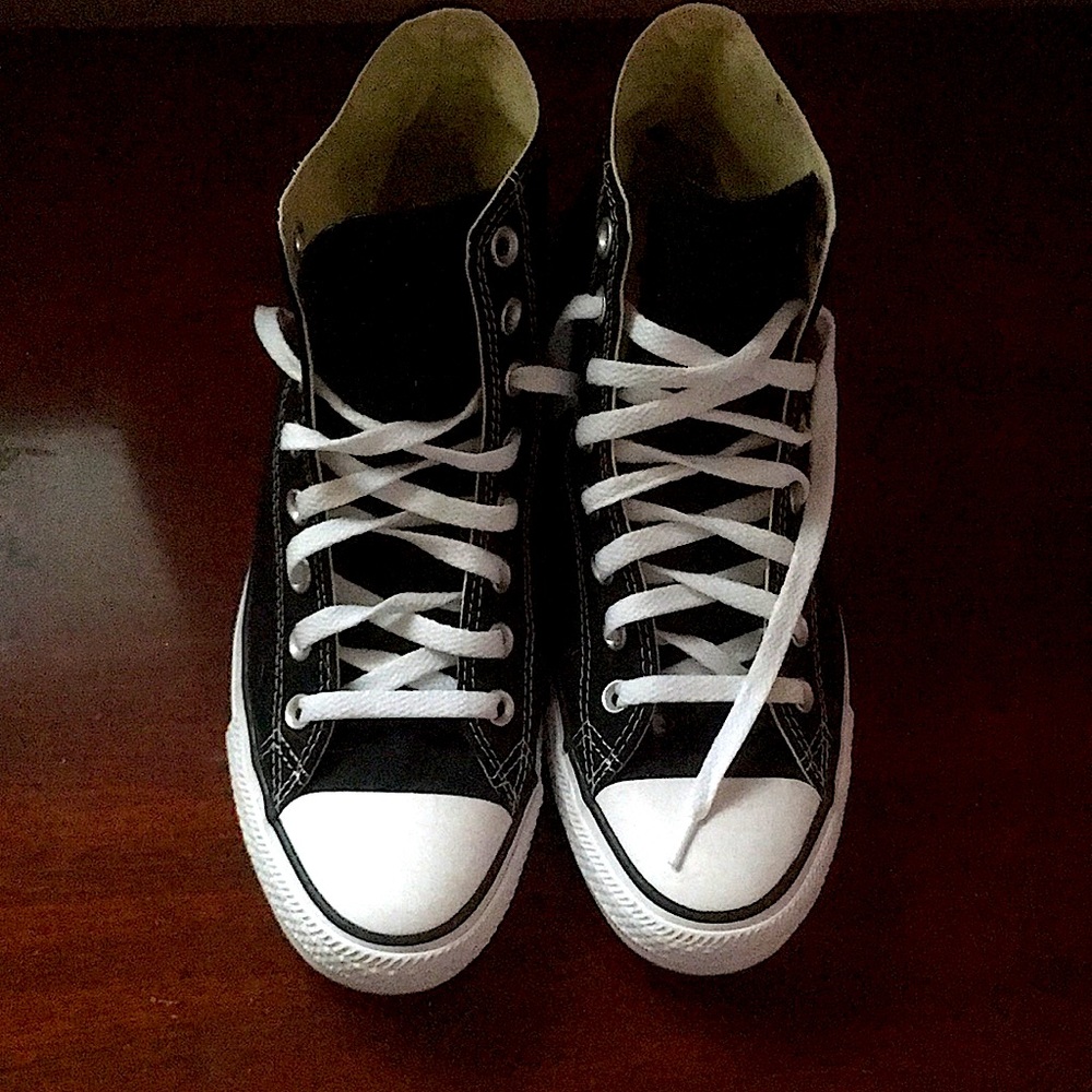 Black Chuck Taylor All Star Classic High Top Converse Shoes